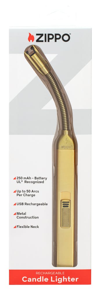 Rechargeable Gold Lighter