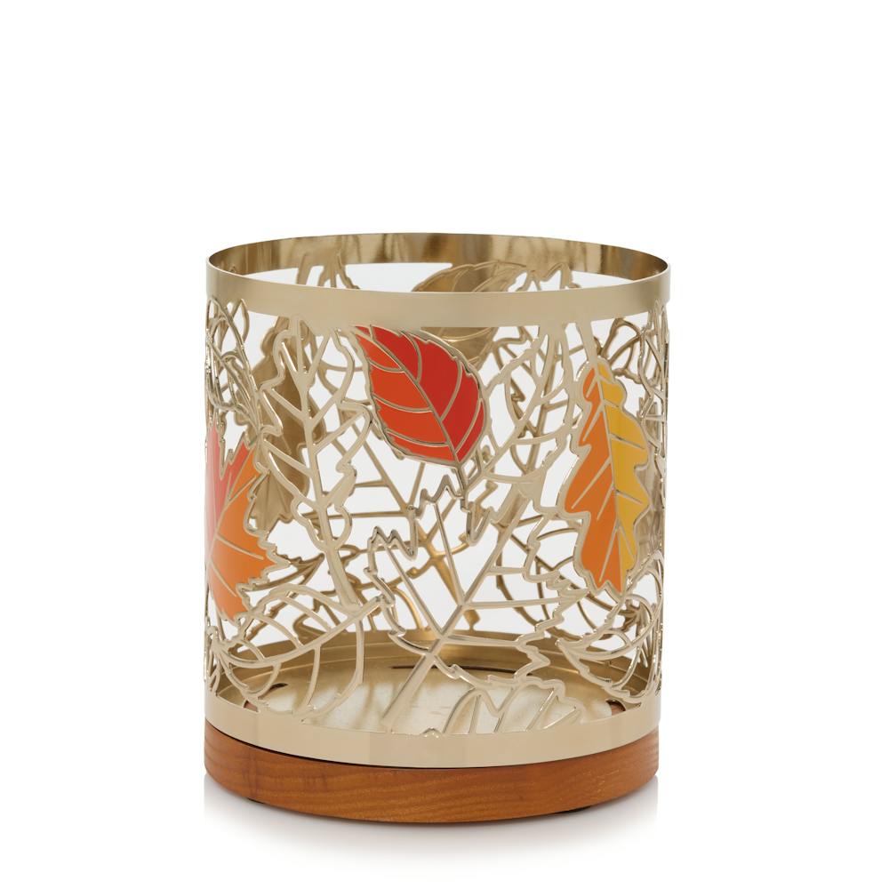 Fall Leaves Metal Holder