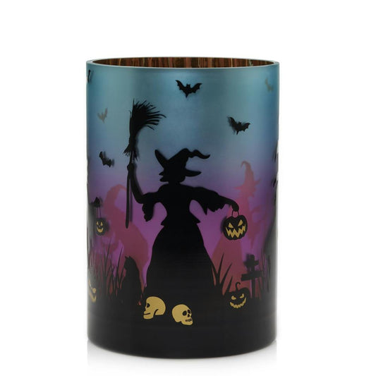 Flicker Halloween Witches Glass Holder