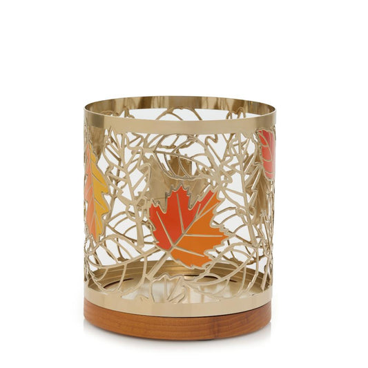 Fall Leaves Metal Holder